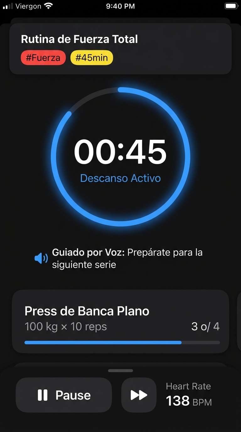 YoWorkout Player Screen Real